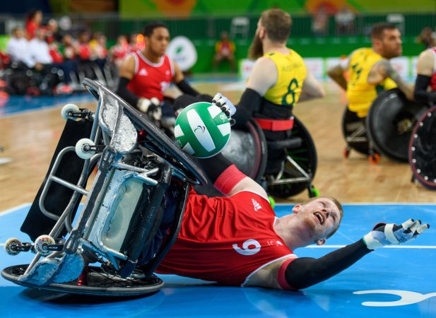 Quad Nations Jim Roberts of GB Wheelchair Rugby