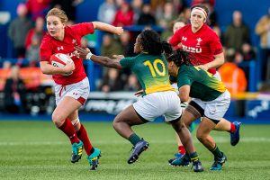 Cardiff Blues and Wales Women back-row Manon Johnes
