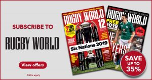 Subscribe to Rugby World from just £20.99 and save 36%.