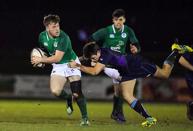 Leinster and Ireland U20 back David Hawkshaw