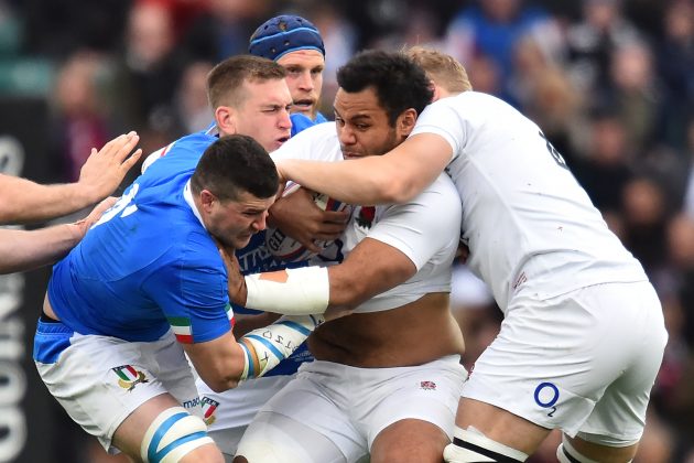 Billy Vunipola plays in the back-line