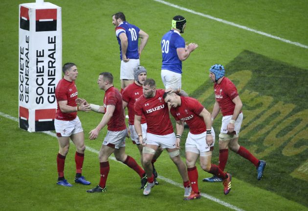 Six Nations Scotland v Wales preview George North is congratulated after scoring v France