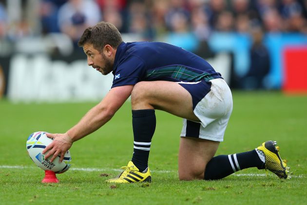 Six Nations Scotland v Wales preview Greig Laidlaw kicks for goal at RWC 2015