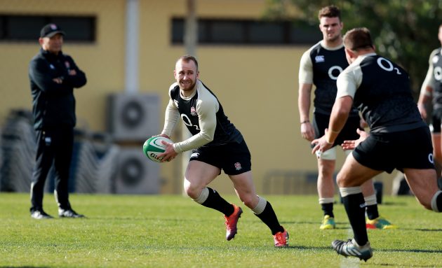 Dan Robson at England training camp in Portugal