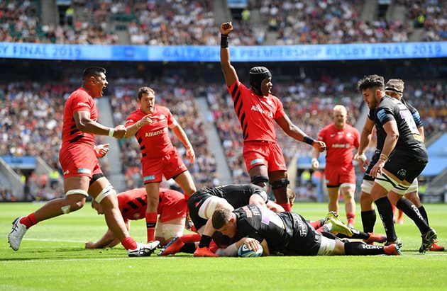 Saracens win back-to-back Premiership titles