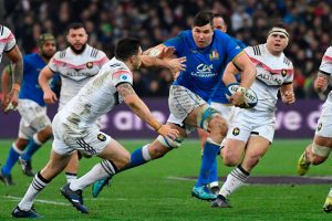 Italy flanker Sebastian Negri