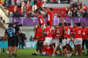 Siale Piutau and Sione Kalamafoni are chaired off