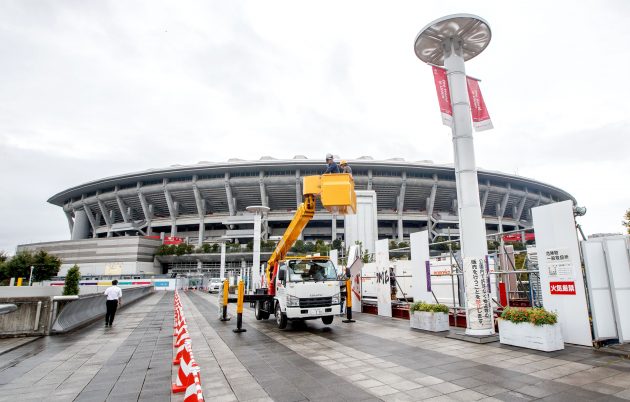 A war of words on the eve of Typhoon Hagibis hitting the Rugby World Cup