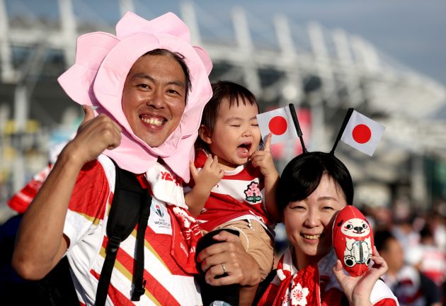 Japan fans at the 2019 Rugby World Cup