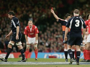 Sent Off In The Six Nations