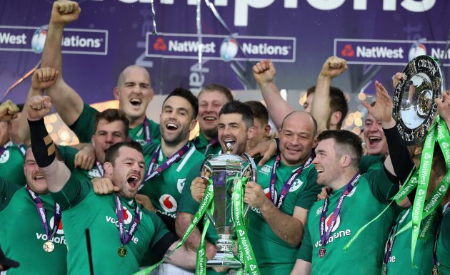 Ireland celebrate a Grand Slam in 2018