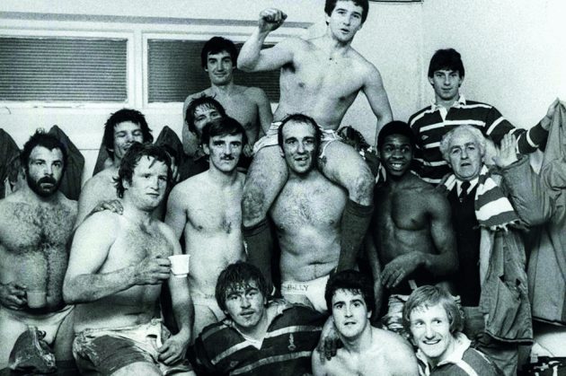 Bridgend celebrate beating Australia in 1981