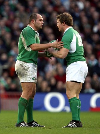 Rory Best and Jerry Flannery
