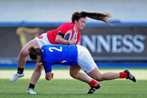 Wales full-back Kayleigh Powell