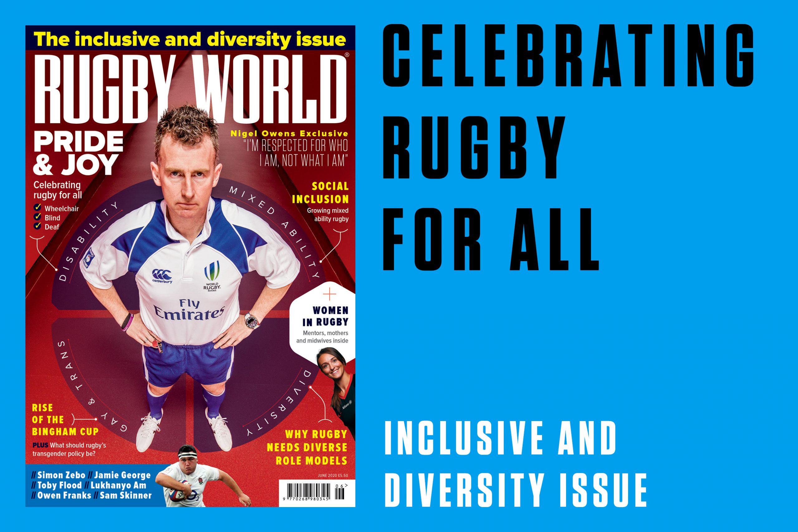 Rugby World magazine’s inclusive and diversity issue