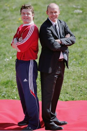 Clive Woodward and Brian O'Driscoll, 2005