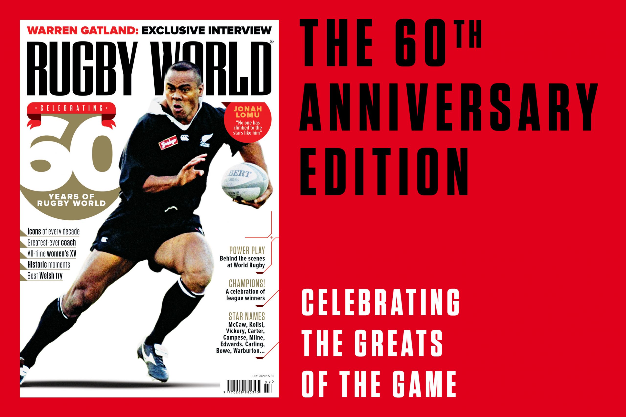 Rugby World magazine's 60th anniversary edition – OUT NOW!