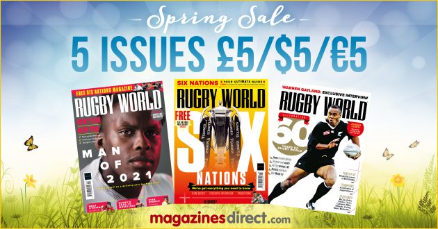 5 issues of Rugby World magazine for just £5