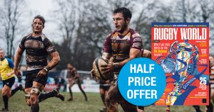 Half-price Rugby World magazine subscription