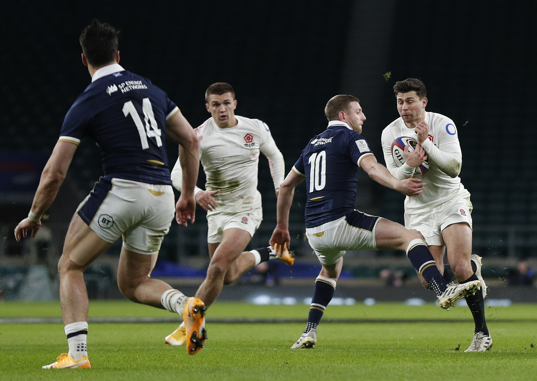 Finn Russell Gets Yellow Card For Tripping Against England Rugby World