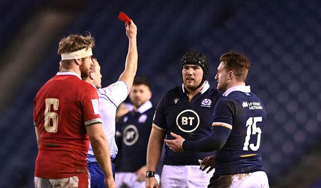 The Scotland prop will miss the rest of the Six Nations
