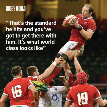 Rugby’s most-capped player Alun Wyn Jones