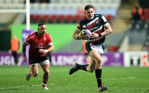 Leicester full-back Freddie Steward