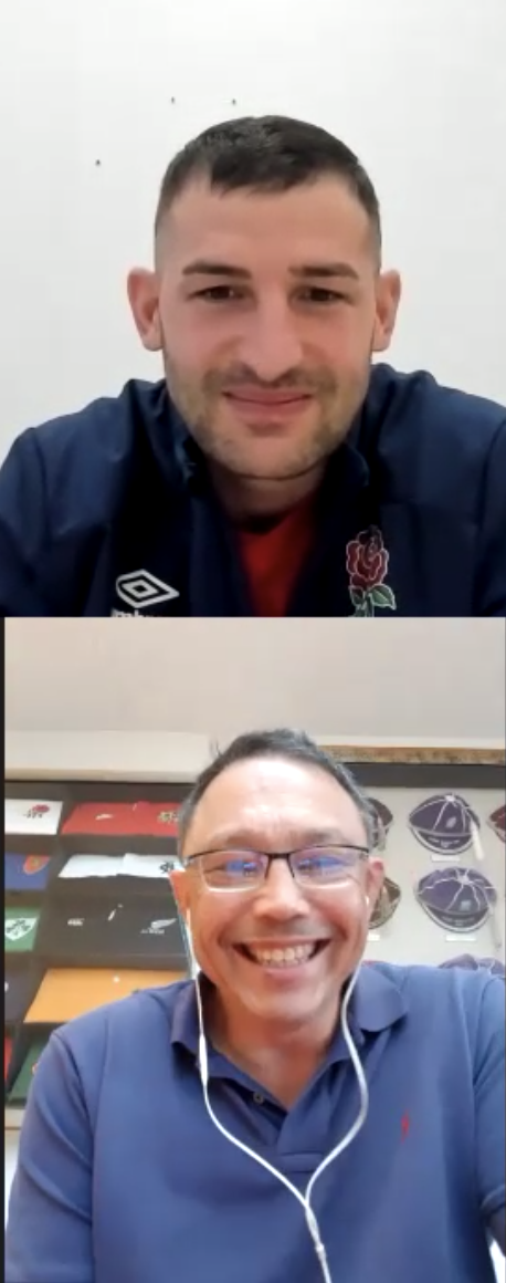 Rory Underwood met Jonny May