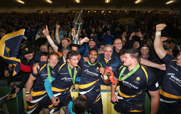 Worcester celebrate promotion