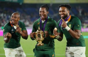 South Africa celebrate RWC 2019