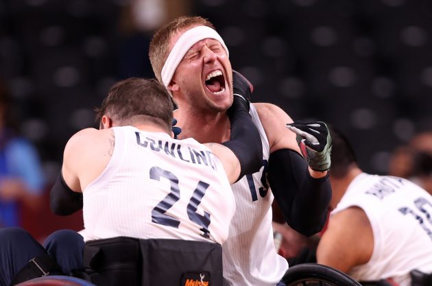 Euphoria as GB strike gold in Paralympics wheelchair rugby