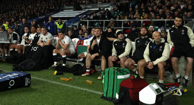 England bench