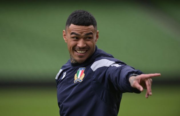 Italy wing Monty Ioane