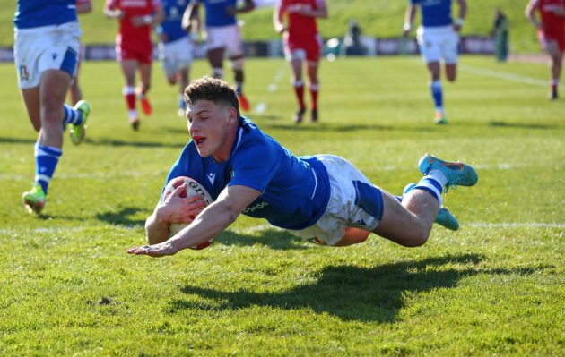 Italy U20 scrum-half Alessandro Garbisi