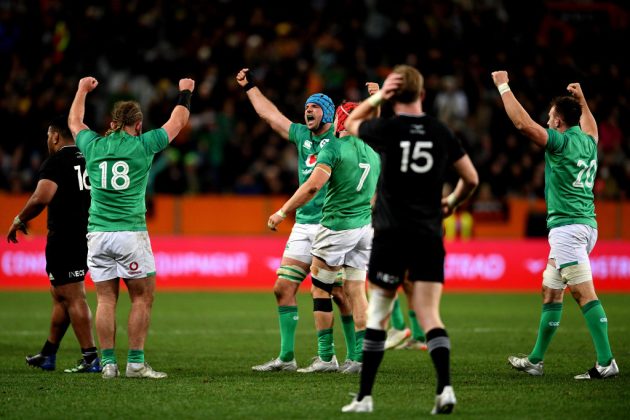 Historic win for Ireland in New Zealand