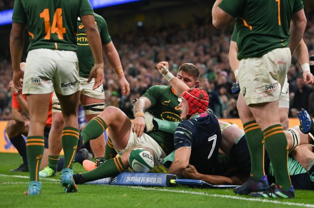 Watch: Josh van der Flier try against Springboks