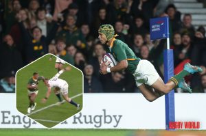 Arendse's try against England