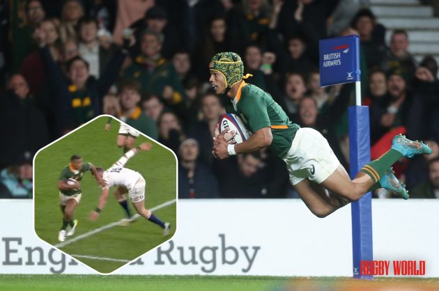 Arendse's try against England