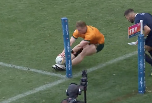 Watch: It was easier to score this try for Henry Hutchinson