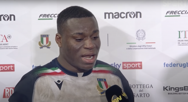 David Odiase Italy U20 speech