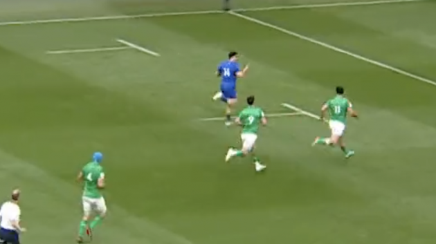 Damian Penaud France try