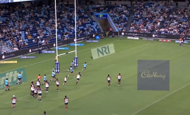 Is this the sneakiest try of the year from the Brumbies?