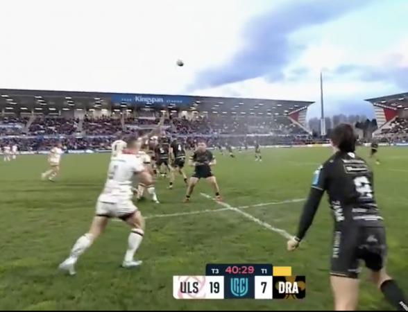 Dragons' unconventional lineout move