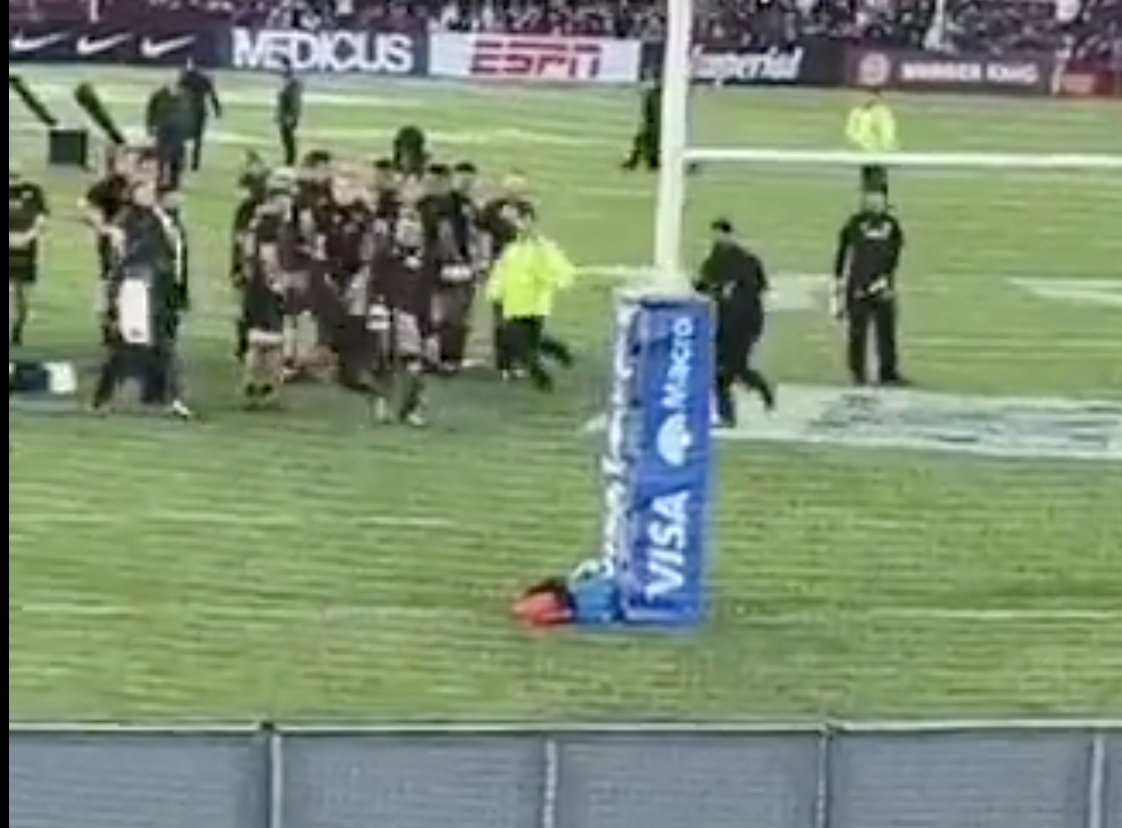 All Blacks captain Sam Cane kicks pitch invader, apologises on social media