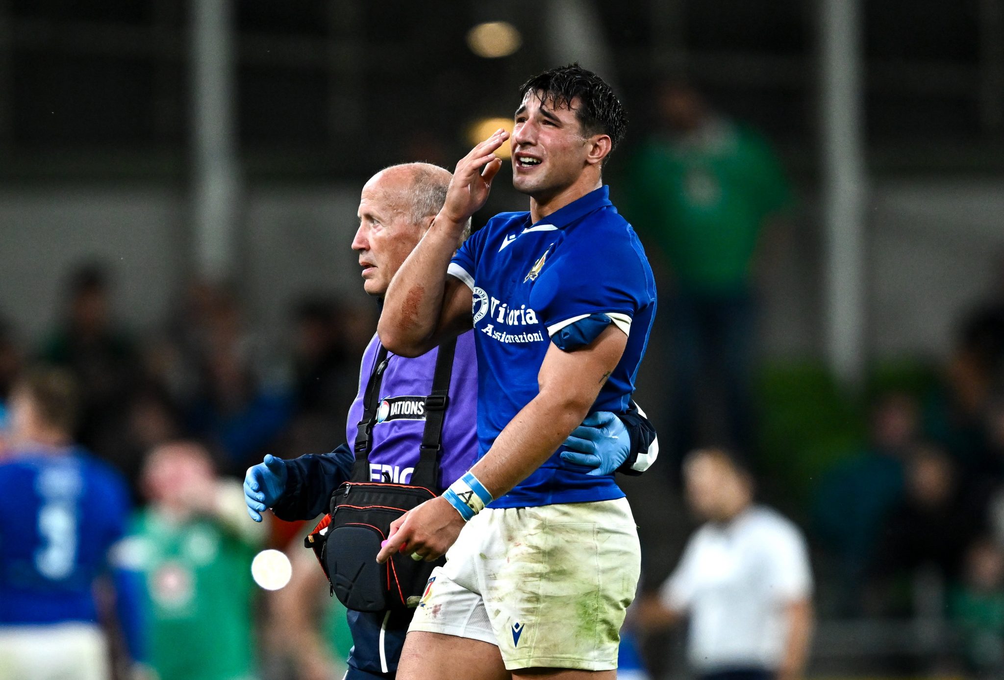 Italy centre Tommaso Menoncello out of World Cup with bicep injury