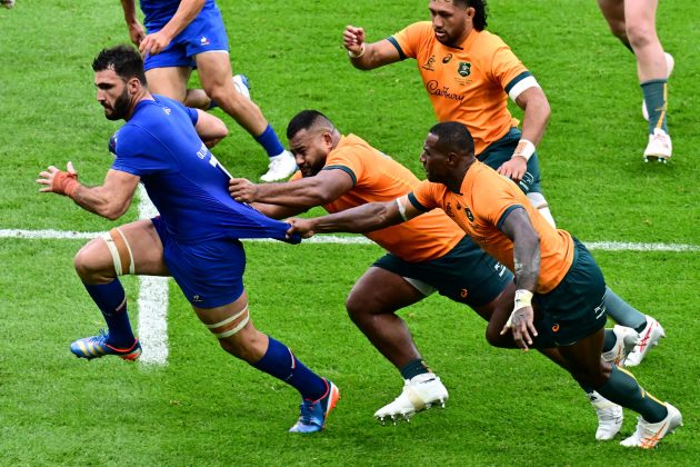 France flex their muscles against Australia