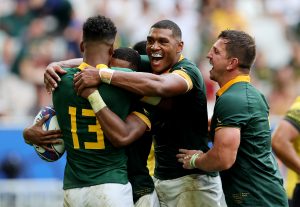 Reinach and Mapimpi bag hat-tricks as the Boks thrash Romania