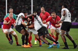 Wales take on Fiji at the 2019 Rugby World Cup