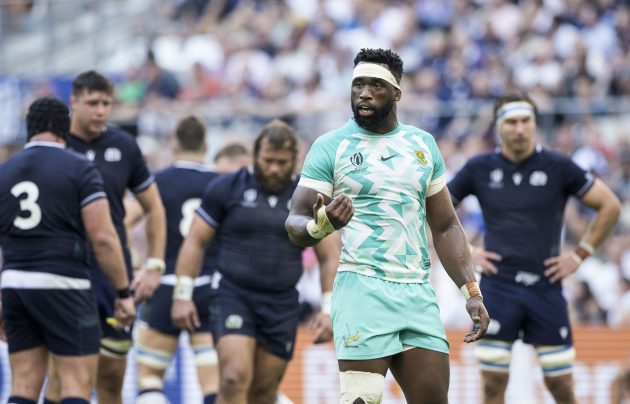 South Africa's Siya Kolisi against Scotland