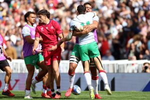 Storti double gives Portugal their first Rugby World Cup